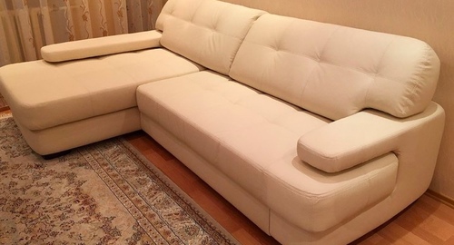 Обивка углового дивана.  Егорьевск