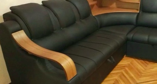 Перетяжка кожаного дивана. Егорьевск